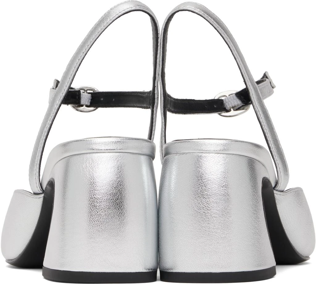 3.1 Phillip Lim Silver ID Mary Jane Heels 2