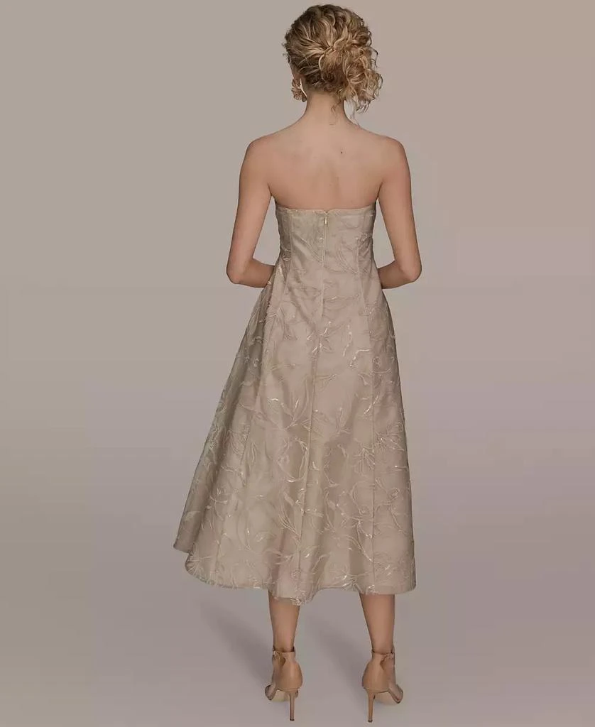 donna karan fit and flare dress Sleeveless Midi Fit And Flare Dress | Asymmetrical