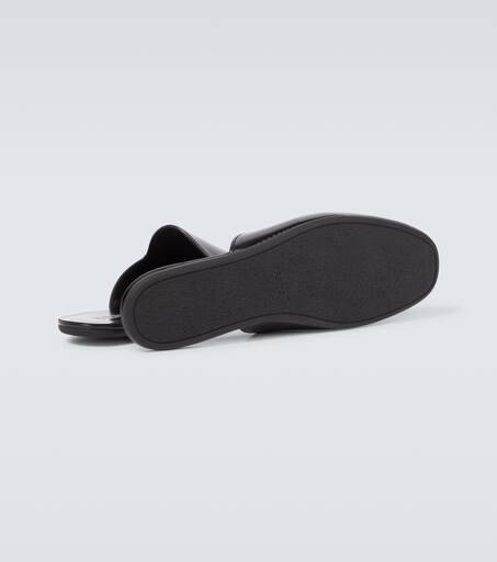 サンダル・ミュール PRADA CALF LEATHER MULES Prada レザーミュール | ブラック | FARFETCH JP
