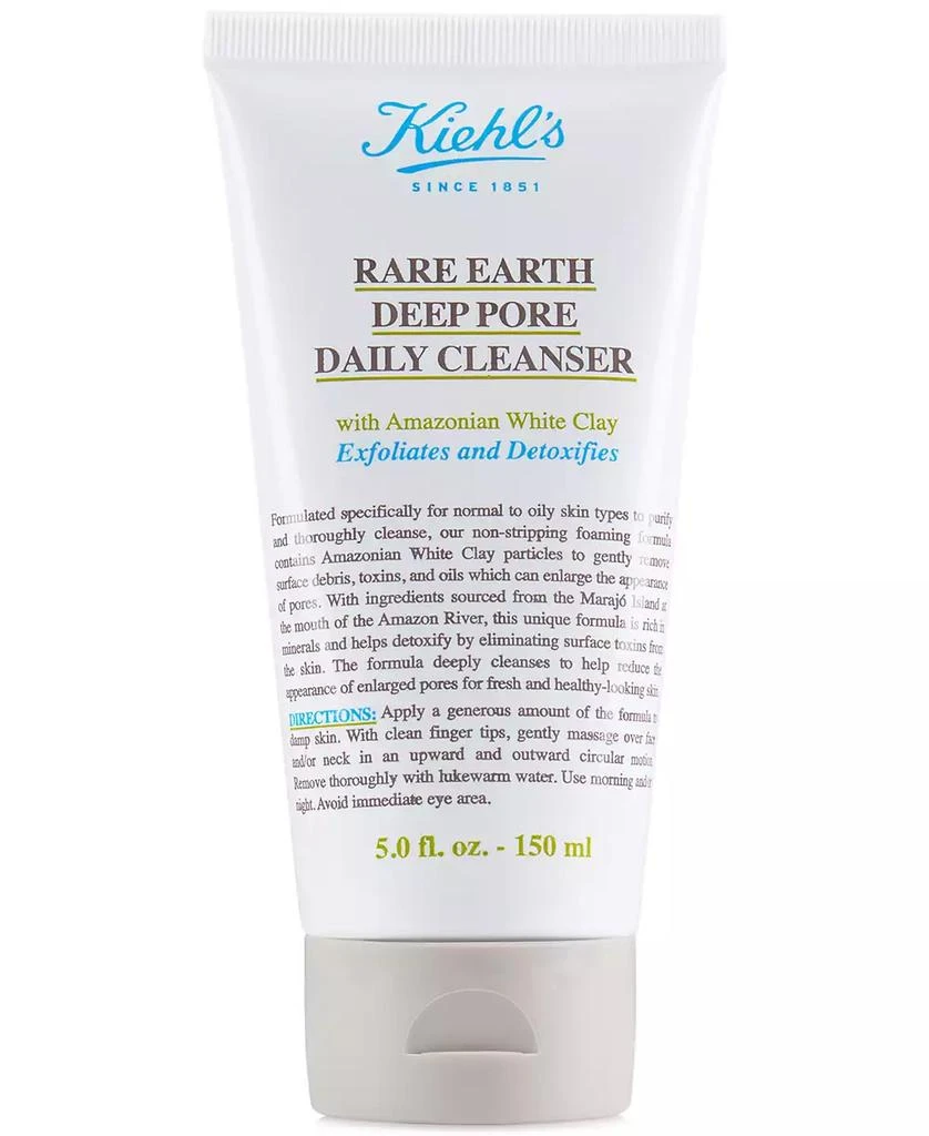 Kiehl's Since 1851 Rare Earth Deep Pore Daily Cleanser, 5 fl. oz. 1