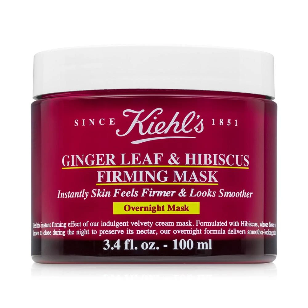 Kiehl's Since 1851 Ginger Leaf & Hibiscus Firming Mask, 3.4 oz. 1