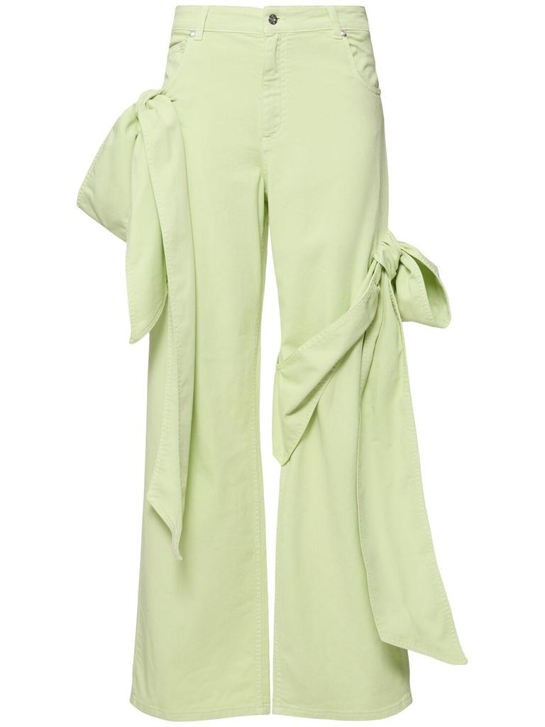 BLUMARINE Buckle Embellished Boyfriend Jeans - Jeans