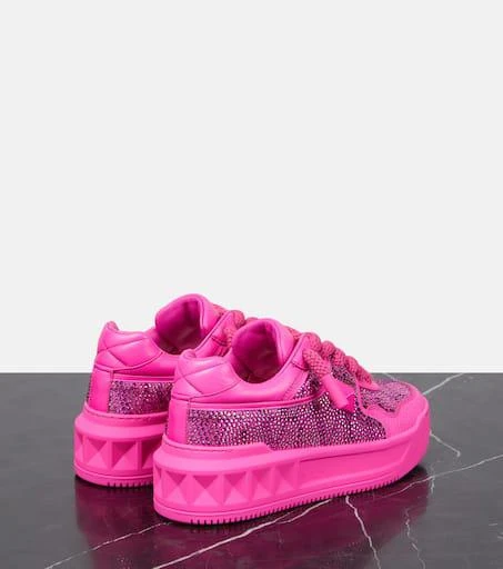 Valentino One Stud XL Toile Iconographe platform sneakers 3