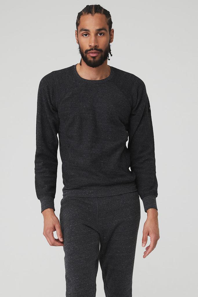 Alo Triumph Crew Neck Sweatshirt - Grey Triblend