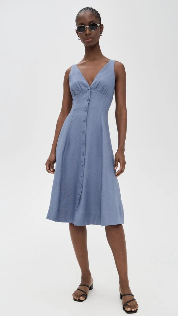 a-line white dress Lift You Up White A-Line Mini Dress | Square Neck main image 1