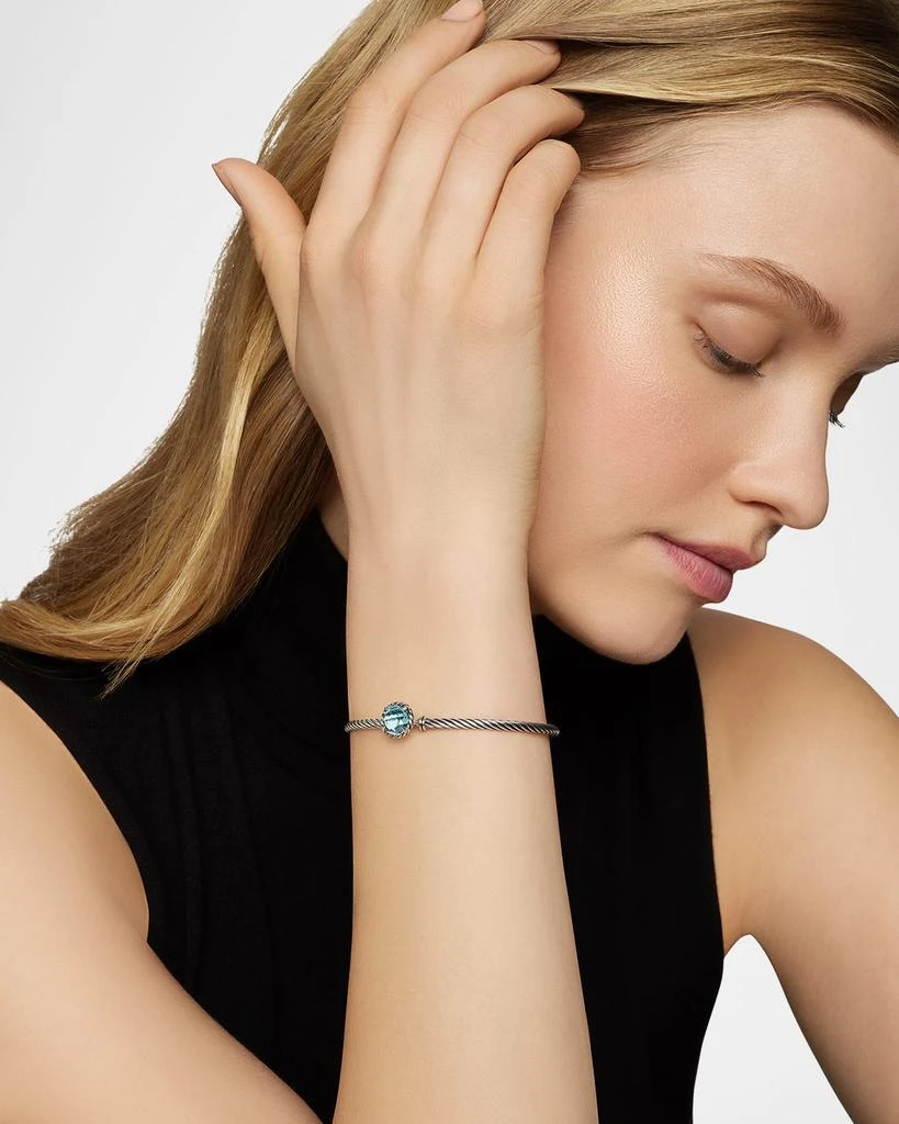 David Yurman 3mm Petite Chatelaine Bracelet in Silver 7