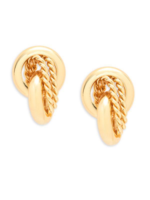 AVA & AIDEN 18K Goldplated Drop Earrings