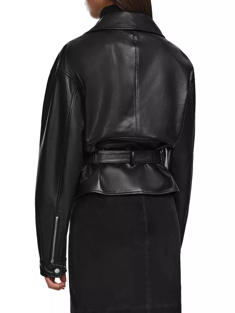 RUDSAK Arielle Leather Belted Jacket 6