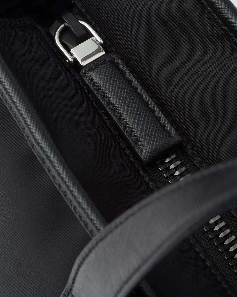 Prada Men's Re-Nylon and Saffiano Leather Tote Bag 5