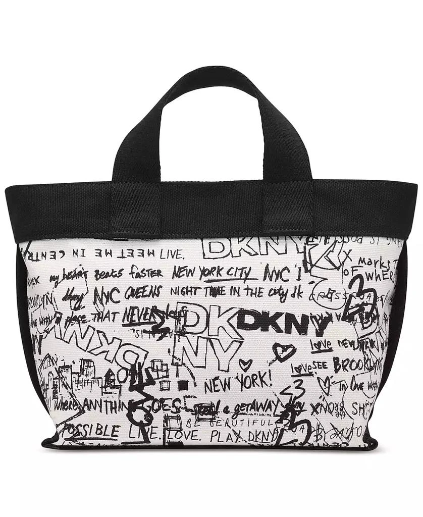 DKNY Brady Medium Logo Graffiti Crossbody Bag 6