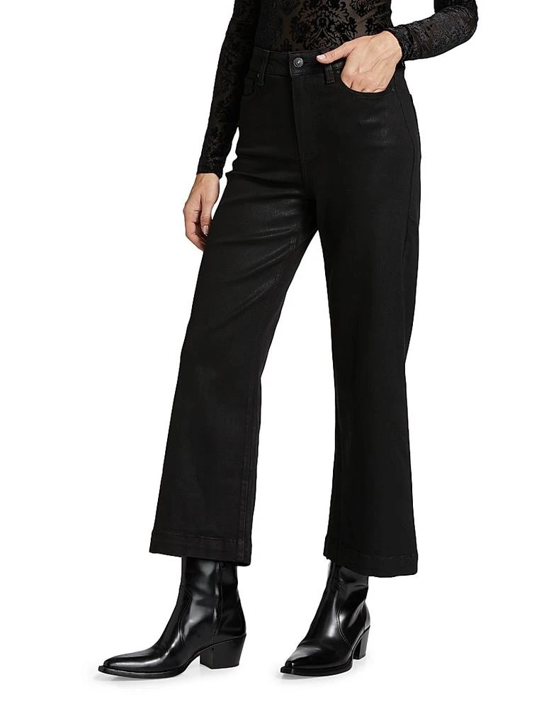 Paige Anessa High-Rise Wide-Leg Ankle Jeans 4