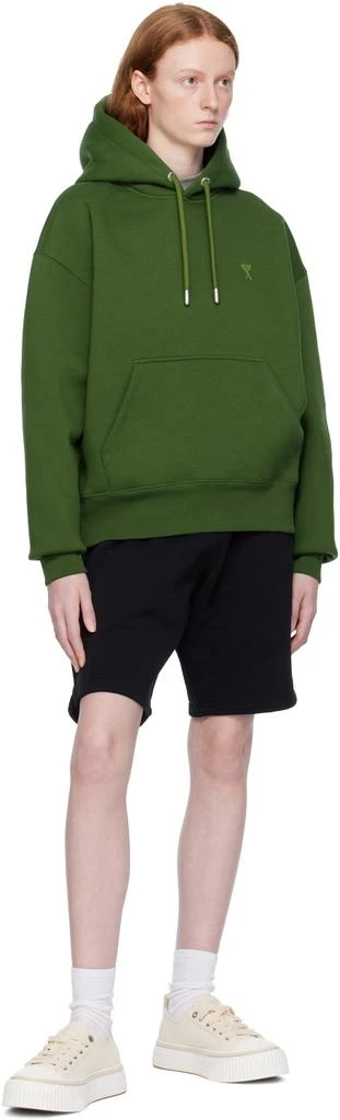 AMI Green Ami de Coeur Hoodie 4