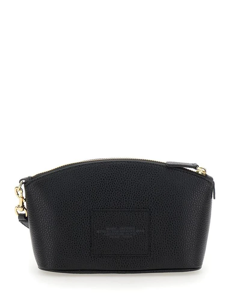 Marc Jacobs 'The Beauty Bag' Black Clutch Bag With Logo Print On The Front In Leather Woman 2