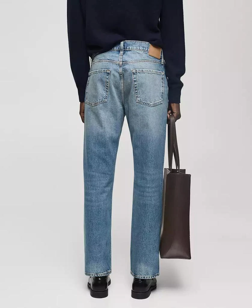 Mango Men's Straight-Fit Light Wash Bob Jeans 2