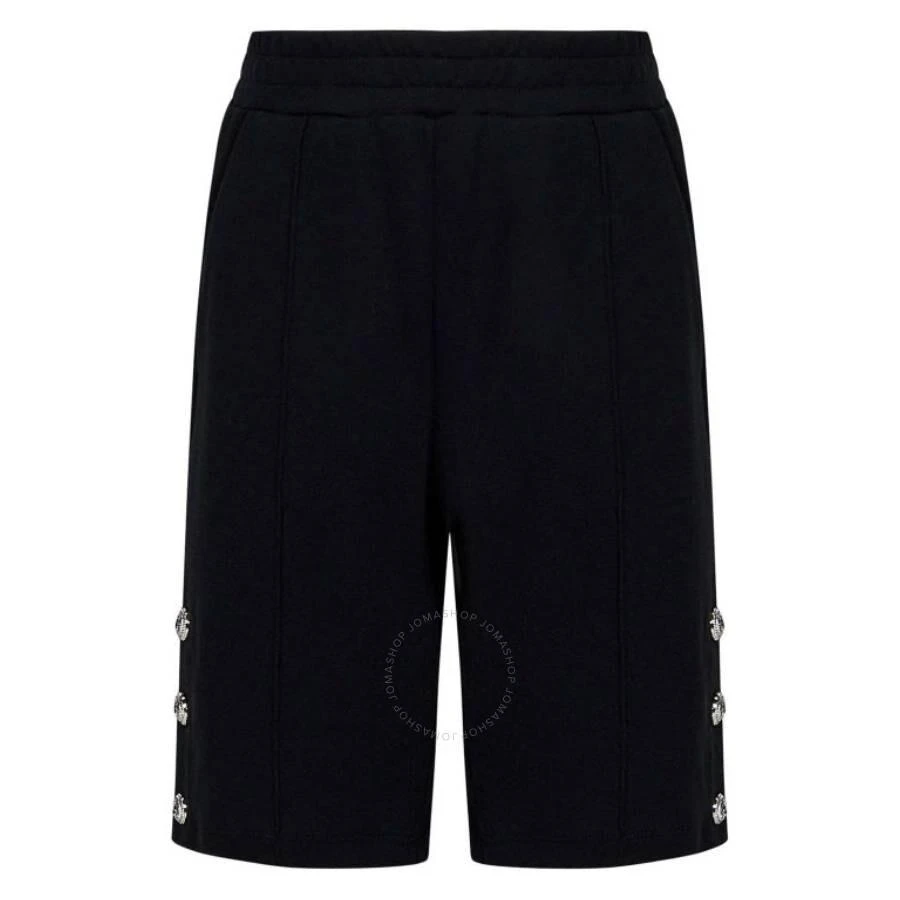 Balmain Kids Embellished Button Jersey Shorts