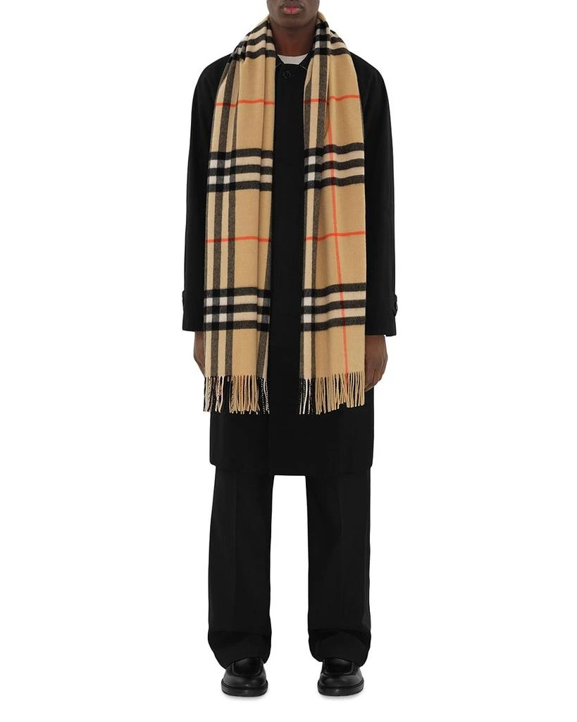 Burberry Check Cashmere Scarf 7