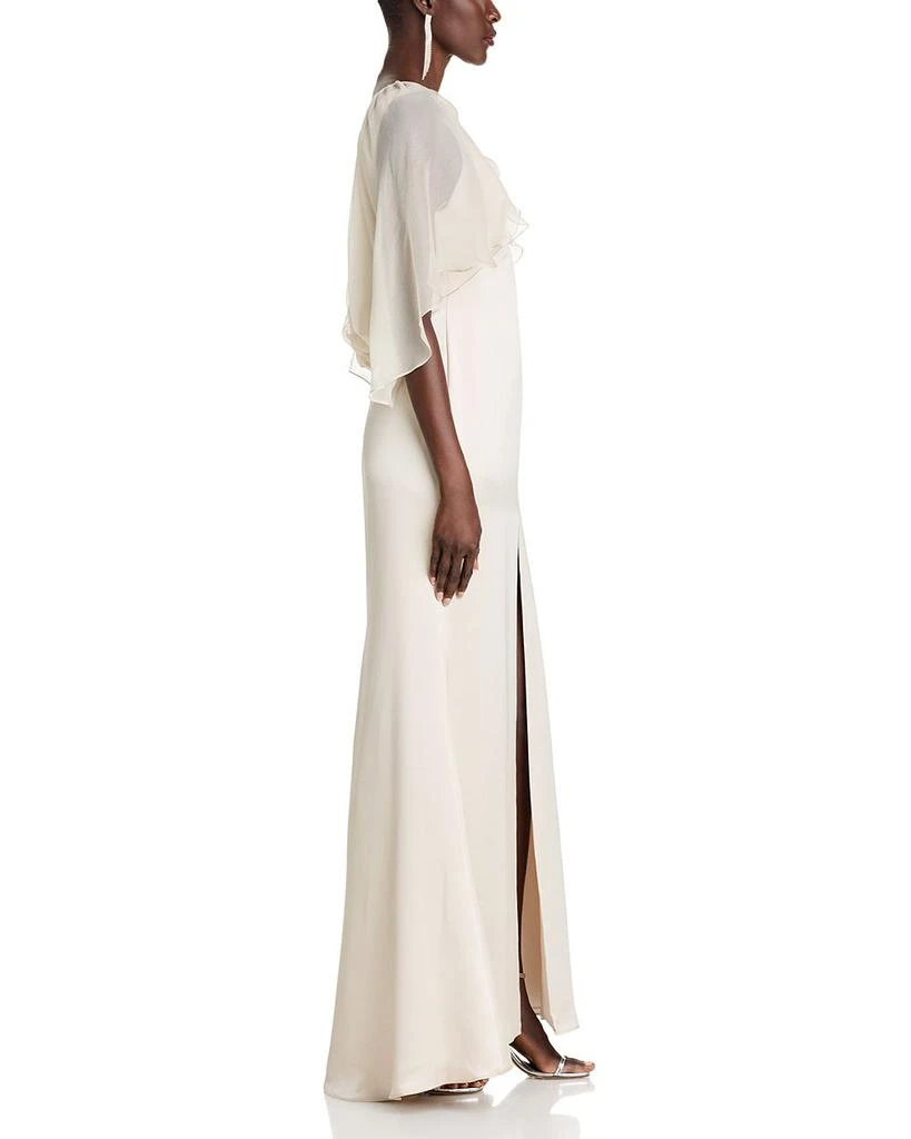 Amsale Cape Dress 5