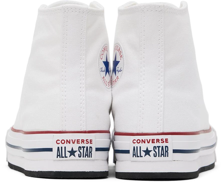 Converse Kids White Platform Chuck Taylor All Star Big Kids Sneakers 2