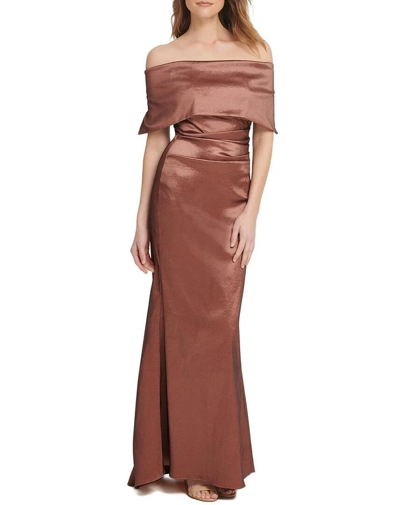 Vince Camuto Off The Shoulder Gown 1