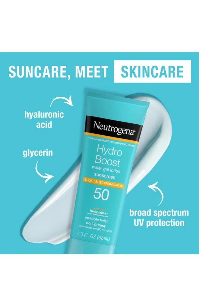 NEUTROGENA Hydro Boost Water Gel Moisturizing Sunscreen Lotion with Broad Spectrum SPF 50 - 3.0 fl. oz. 4