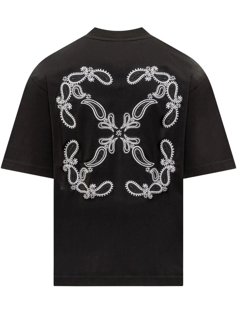 Off-White Off-White T-Shirt With Bandana Pattern 2