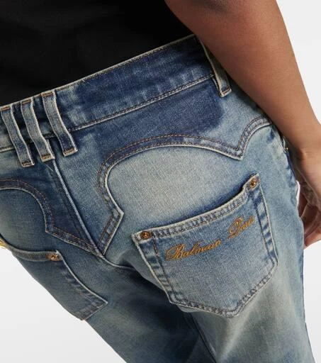 Balmain Mid-rise bootcut jeans 6