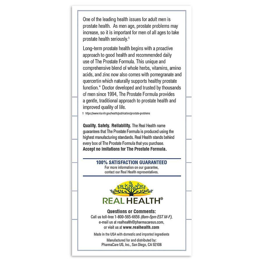 Real Health Laboratories Prostate Formula Tablets