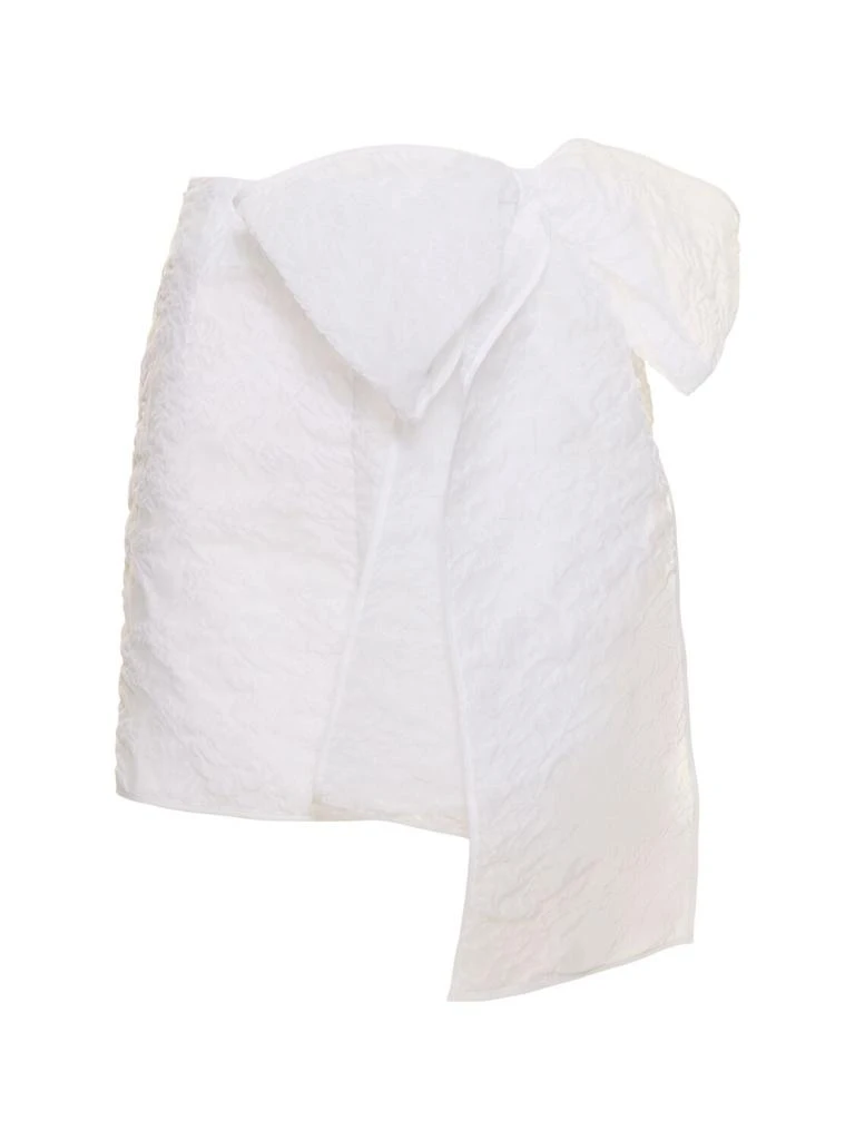 CECILIE BAHNSEN Gigi Matelassé Bow Mini Skirt 1