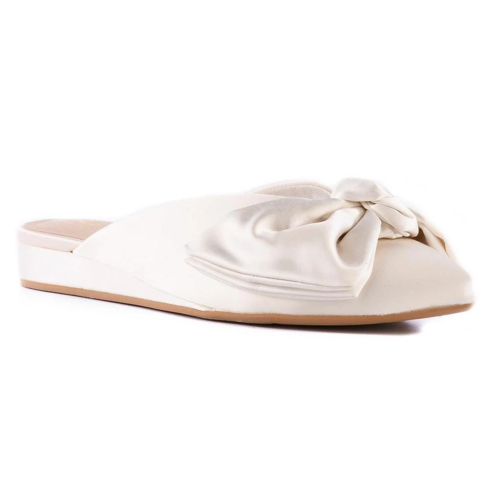 Seychelles Wedding Bells Womens Bow Satin Mules 1
