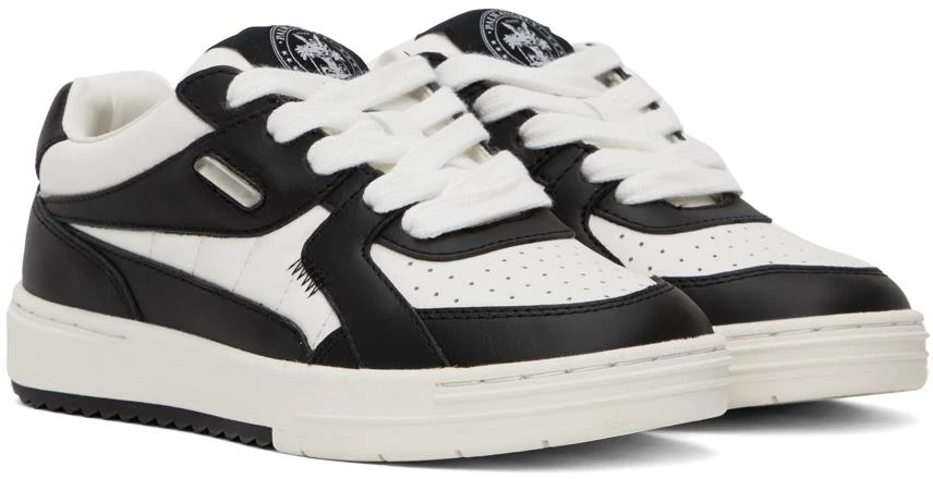 Palm Angels Black & White University Sneakers 4