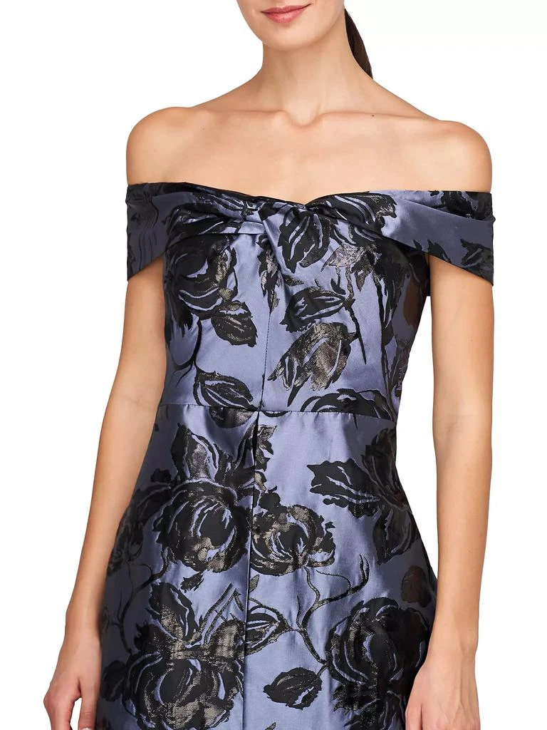 Kay Unger Kiana Floral Walk-Thru Jumpsuit 5