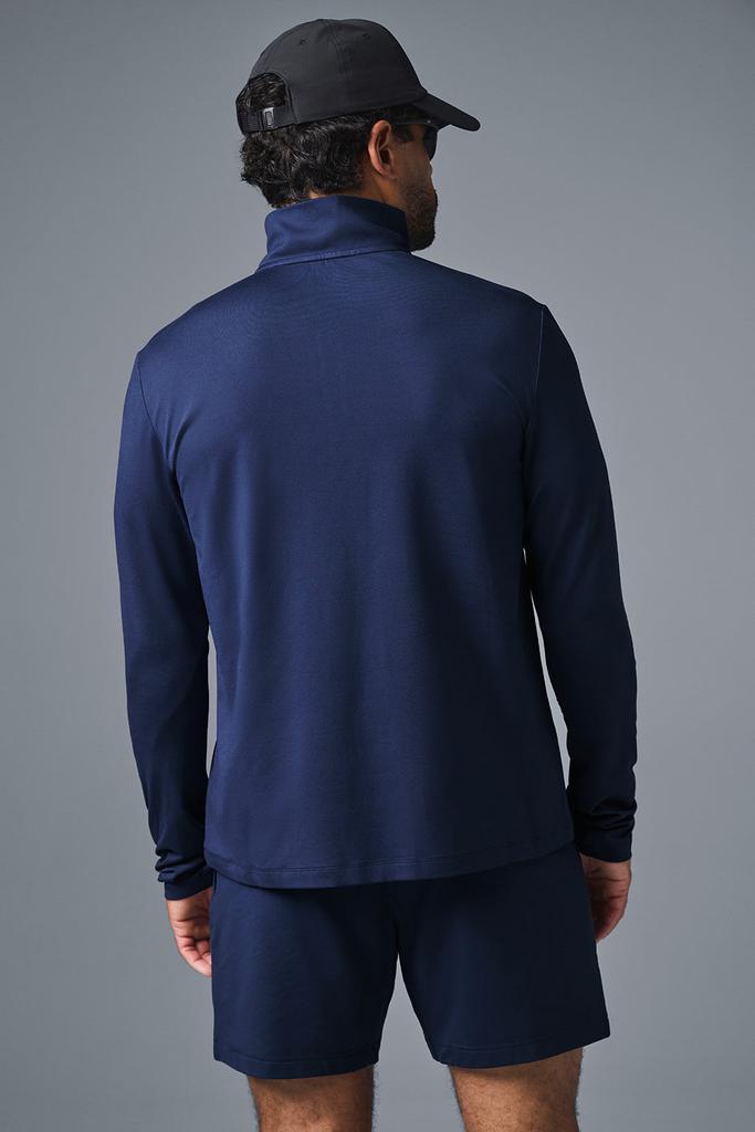 Alo Yoga Conquer 1/4 Zip Reform Long Sleeve - Navy