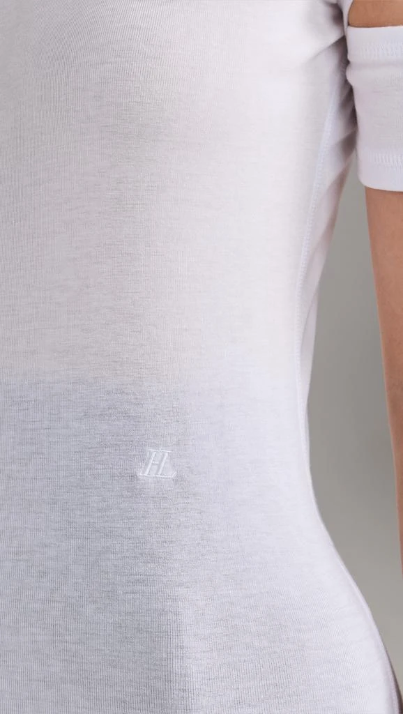 Helmut Lang Slash Shrunken Soft Tee 5