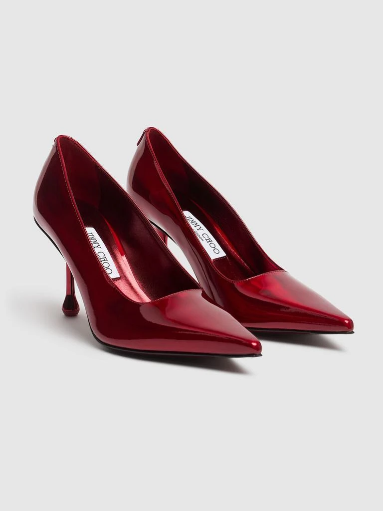 Jimmy Choo 80mm Ixia Liquid Leather Pumps 2