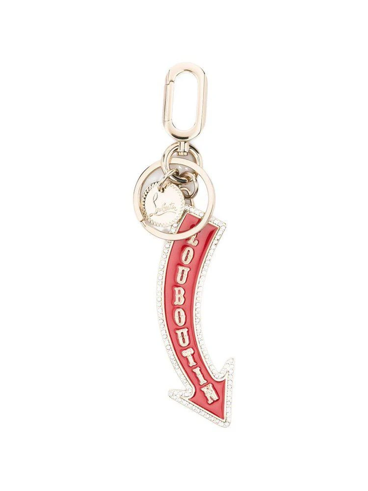 Christian Louboutin Christian Louboutin Arrow Plaque Keychain