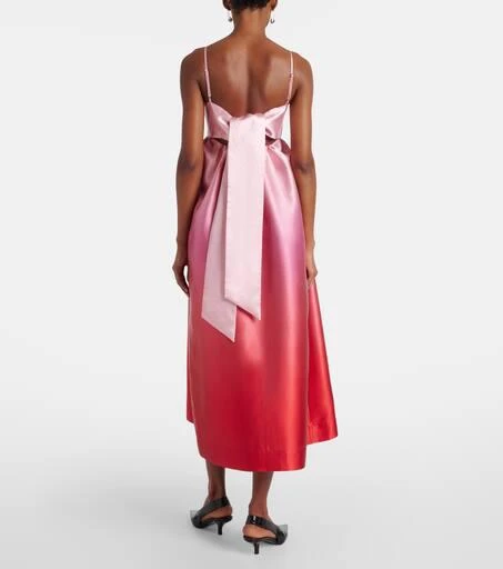 ALÉMAIS Inez ombré satin cocktail dress 3