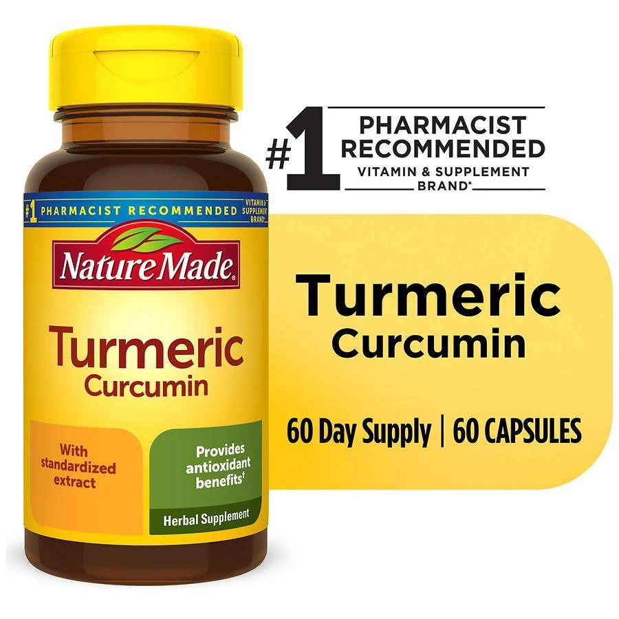 Nature Made Turmeric Curcumin 500 mg Capsules 7