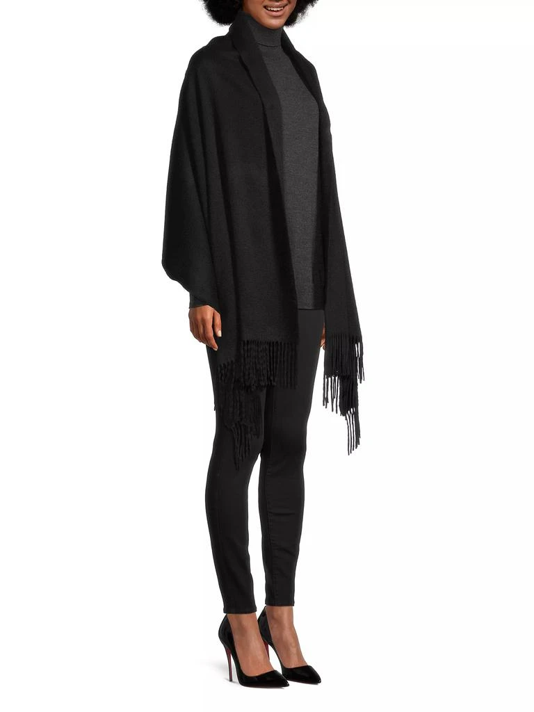 Sofia Cashmere Fringed Cashmere Wrap 2