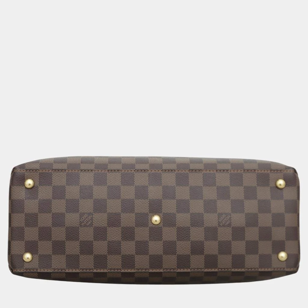 Louis Vuitton Louis Vuitton Red/Brown Canvas Damier Ebene LV Riverside Bag 4