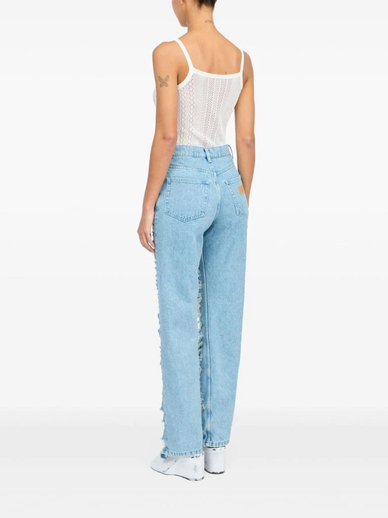 MM6 Mm6 Maison Margiela Women
s Jeans Clear blue 4