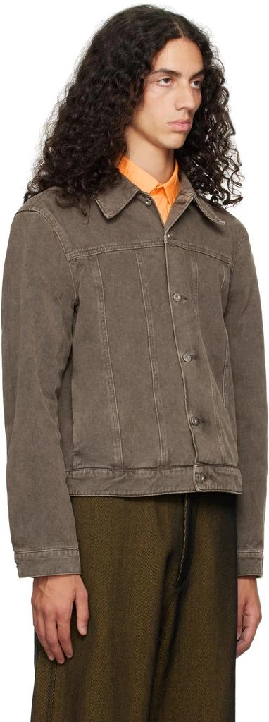 Omar Afridi Brown Axes Denim Jacket 2
