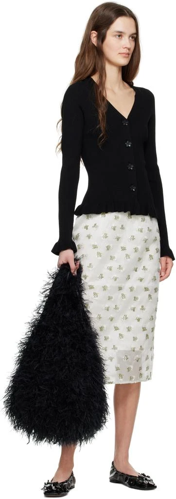 CECILIE BAHNSEN Black Cassia Cardigan 4