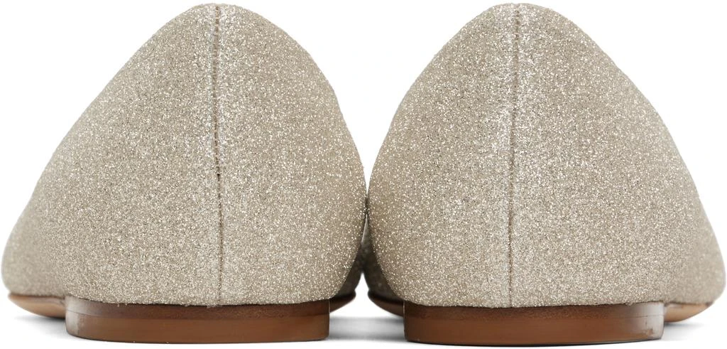Jimmy Choo Silver Romy Ballerina Flats 2