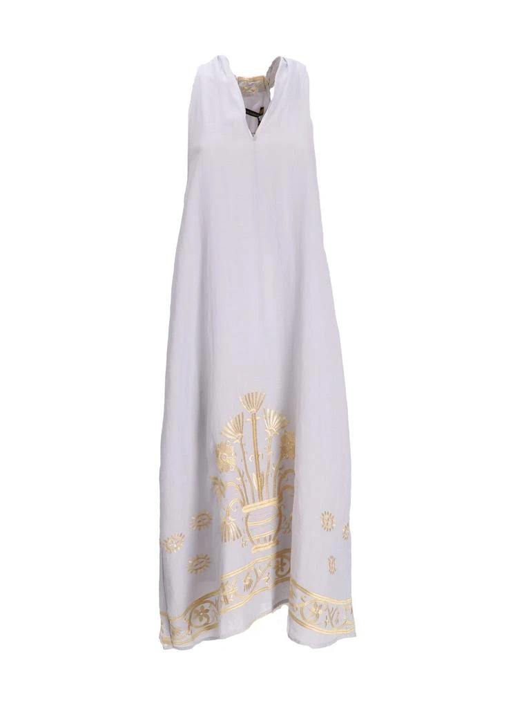GREEK ARCHAIC KORI Dress Maxi Crete Sleeveless 1