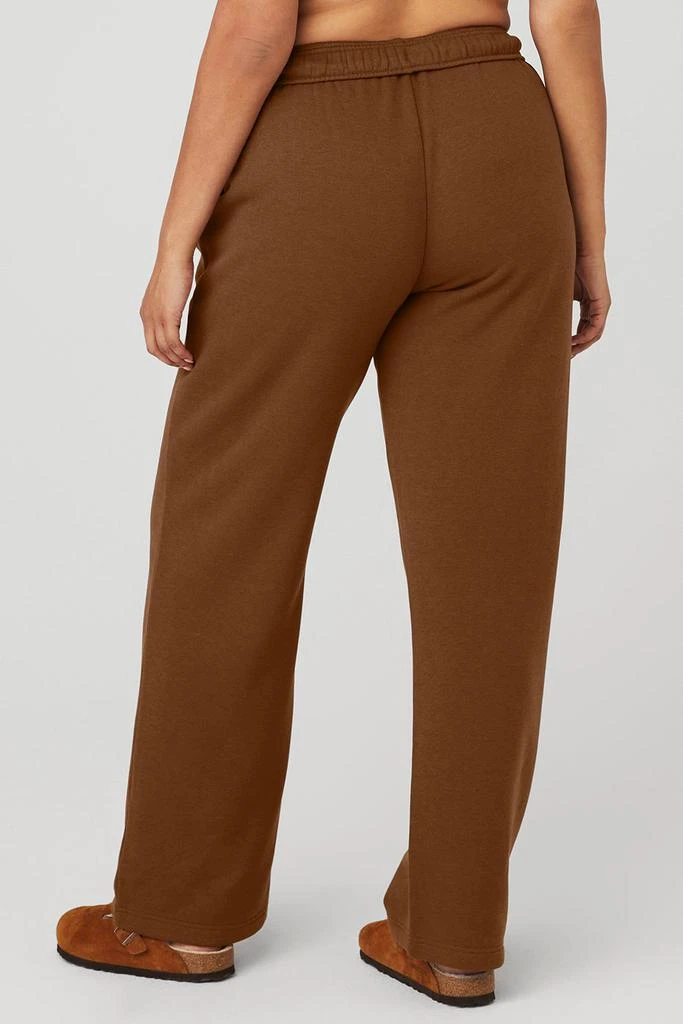 Alo Accolade Straight Leg Sweatpant - Cinnamon Brown 6