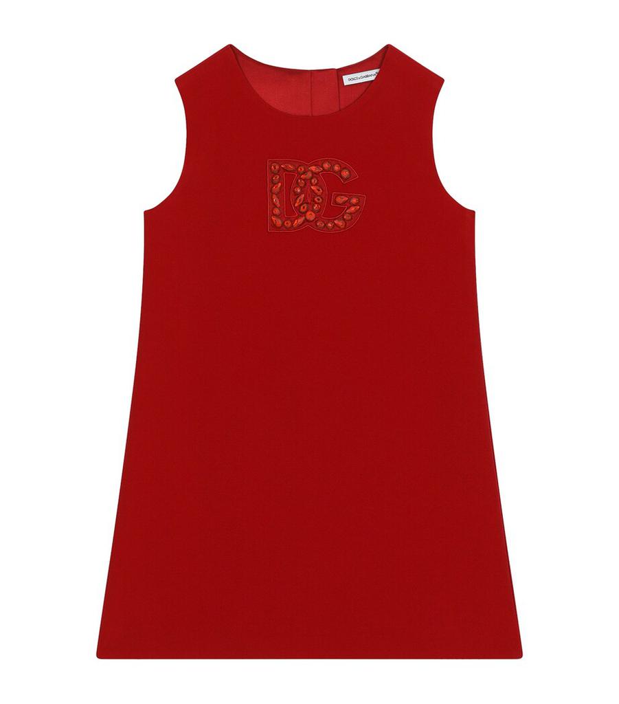 Dolce & Gabbana Cady Logo-Embellished Dress (2-6 Years