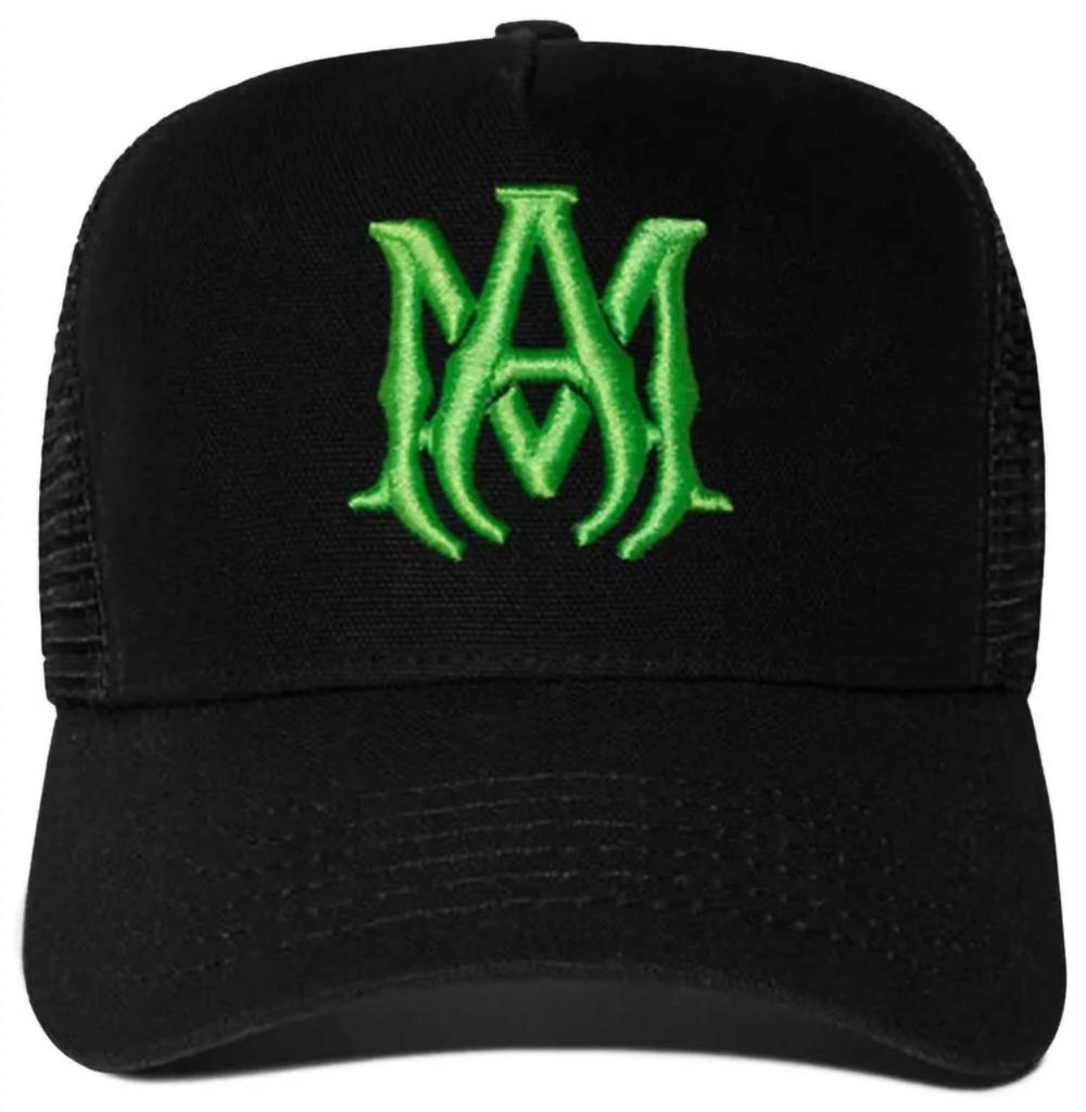 AMIRI MA Quad Denim Hat - Hats - Free Shipping - BeyondStyle