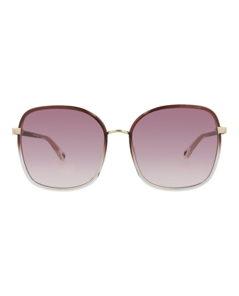 Chloé Square-Frame Injection Sunglasses