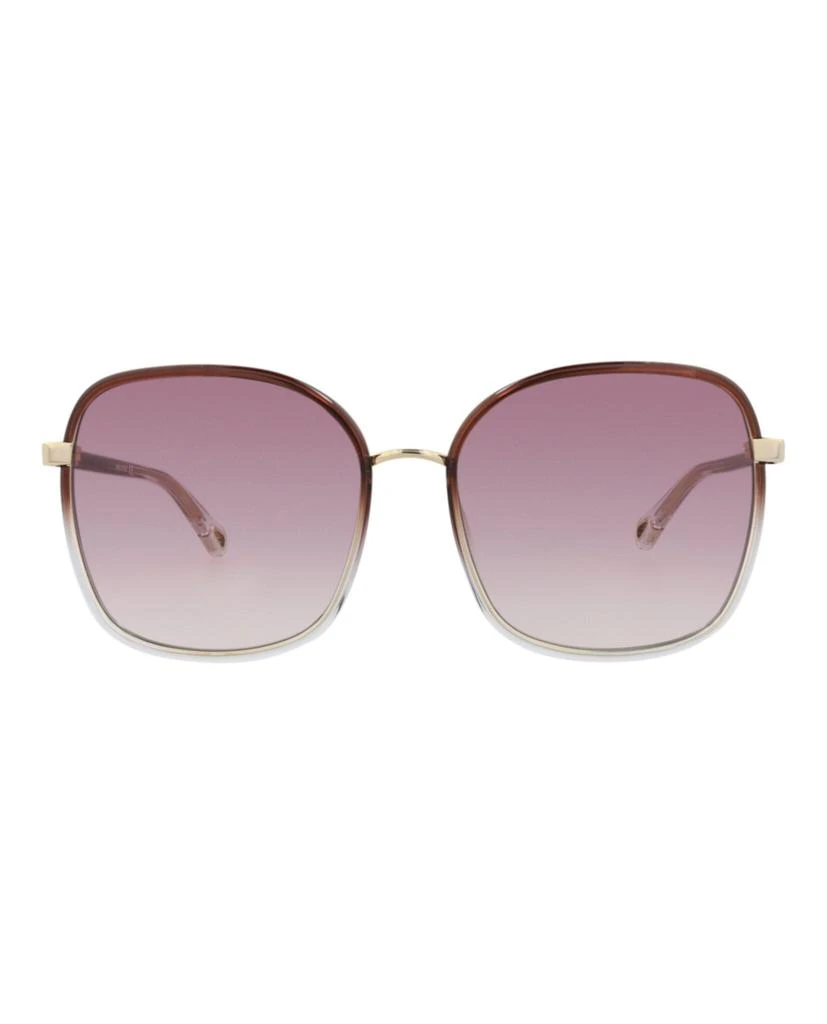 Chloé Square-Frame Injection Sunglasses 1