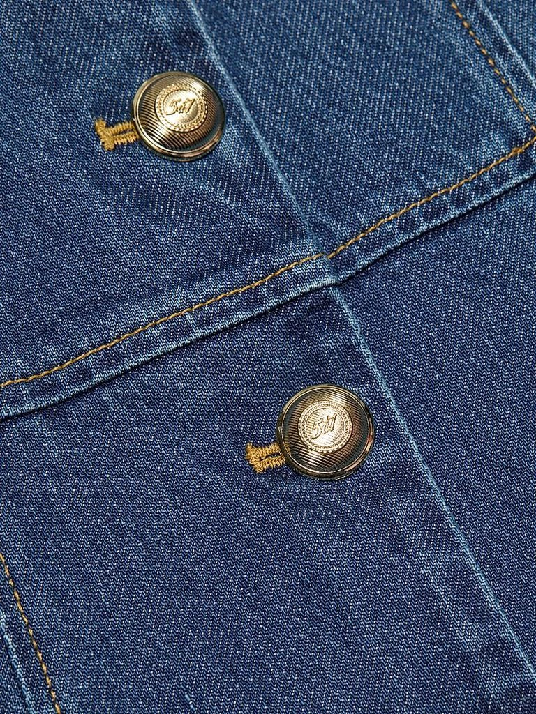 Cinq à Sept Kehlani Denim Belted Midi-Dress 7